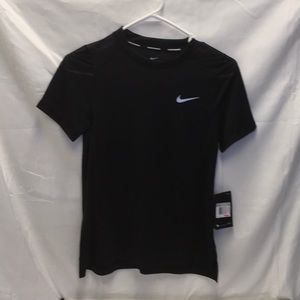 Black Nike Shirt with Mesh Detail